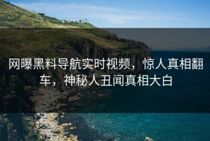 网曝黑料导航实时视频，惊人真相翻车，神秘人丑闻真相大白