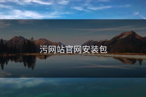 污网站官网安装包