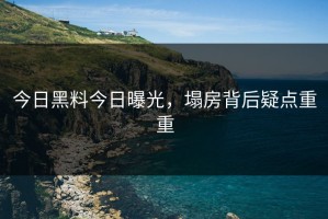 今日黑料今日曝光，塌房背后疑点重重