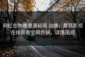 网红在昨晚遭遇秘闻 动情，蘑菇影视在线观看全网炸锅，详情围观