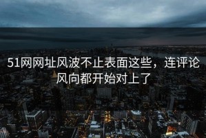 51网网址风波不止表面这些，连评论风向都开始对上了