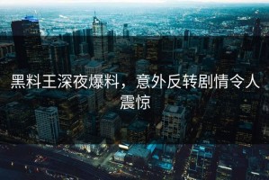 黑料王深夜爆料，意外反转剧情令人震惊